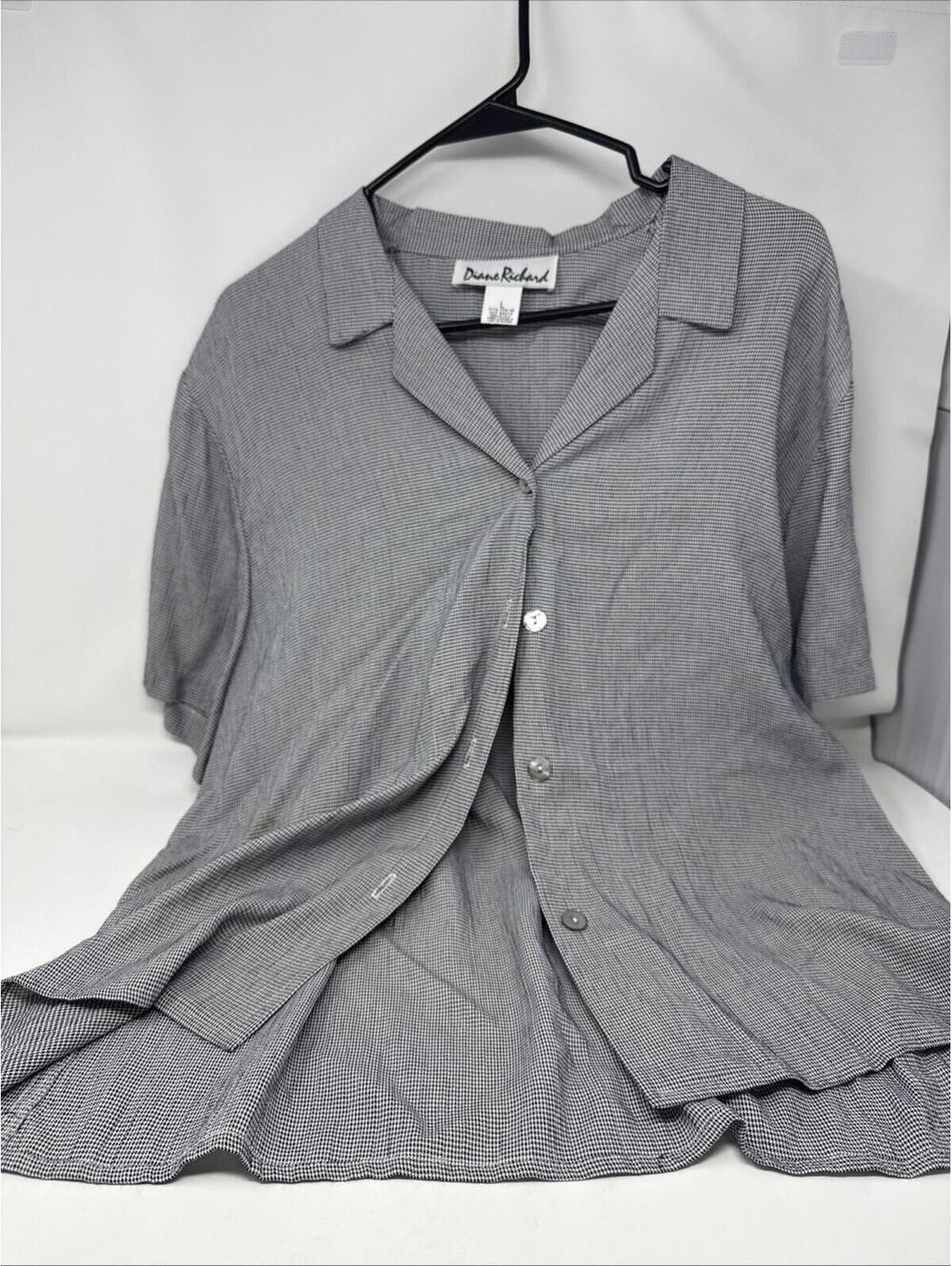 Diane Richard Large Button Up Shirt